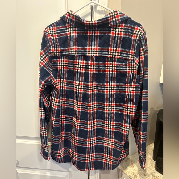 Time and Tru Checkered Plaid Shacket Jacket Large NWT - Picture 5 of 12